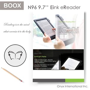 Lector Electrónico Económico con Pantalla de Tinta Electrónica de 9.7 Pulgadas, N96/N96ML BOOX, Multi-idioma (Inglés, Chino, Ruso, Hebreo), 16GB de Memoria - Product Image 3