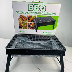 גריל ברביקיו מקצועי מיני נייד לקמפינג חיצוני, ברזל שחור מצופה כרום, תנור מתקפל, גריל פחמים עם דליפת חמצן - Product Image 6
