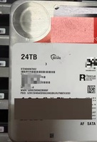 Disque dur interne ST24000NT002 3,5 pouces 24 To, 7200 tr/min, SATA 6 Gbit/s et cache 512 Mo pour stockage de masse en centre de données