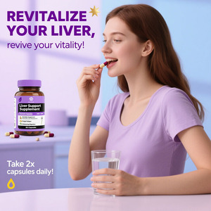 OEMメーカー大人用肝臓サポートサプリメント肝臓代謝促進疲労ウコンカプセルを忘れる - Product Image 6