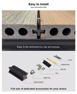 Tarima Exterior SHENGCHENG WPC, Resistente al Fuego, Impermeable, de Alta Calidad, Compuesta, Antideslizante, Coextruida - Product Image 6