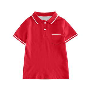 เสื้อโปโลออร์แกนิค Eco Soft ผลิตจากผ้าฝ้าย GOTS แขนสั้น สีพื้น สำหรับเด็กผู้ชาย เป็นมิตรต่อสิ่งแวดล้อม เหมาะสำหรับใส่ทุกวัน - Product Image 1