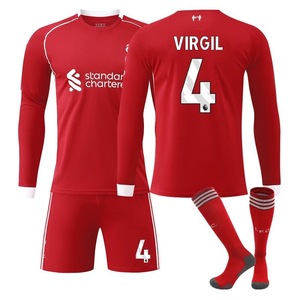 Conjunto de Camiseta de Fútbol de Manga Larga para Niños, Unisex, Invierno 25-26, Local, 7 Wirtz, 9 <span class=keywords><strong>Isaac</strong></span>, 11 - Product Image 6
