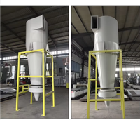 Reciclador Ciclónico Grande para Reciclaje y Reutilización de Polvo en Líneas de Producción de Recubrimiento en Polvo, Aplicable a Polvo Sólido para Pulverización