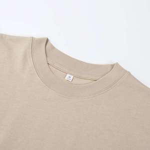 T-shirt da Uomo Pesante Oversize di Alta Qualità da 320g/m² a Maniche Corte in Cotone Tinta Unita di Tendenza per il Tempo Libero e lo <span class=keywords><strong>Streetwear</strong></span> - Product Image 6