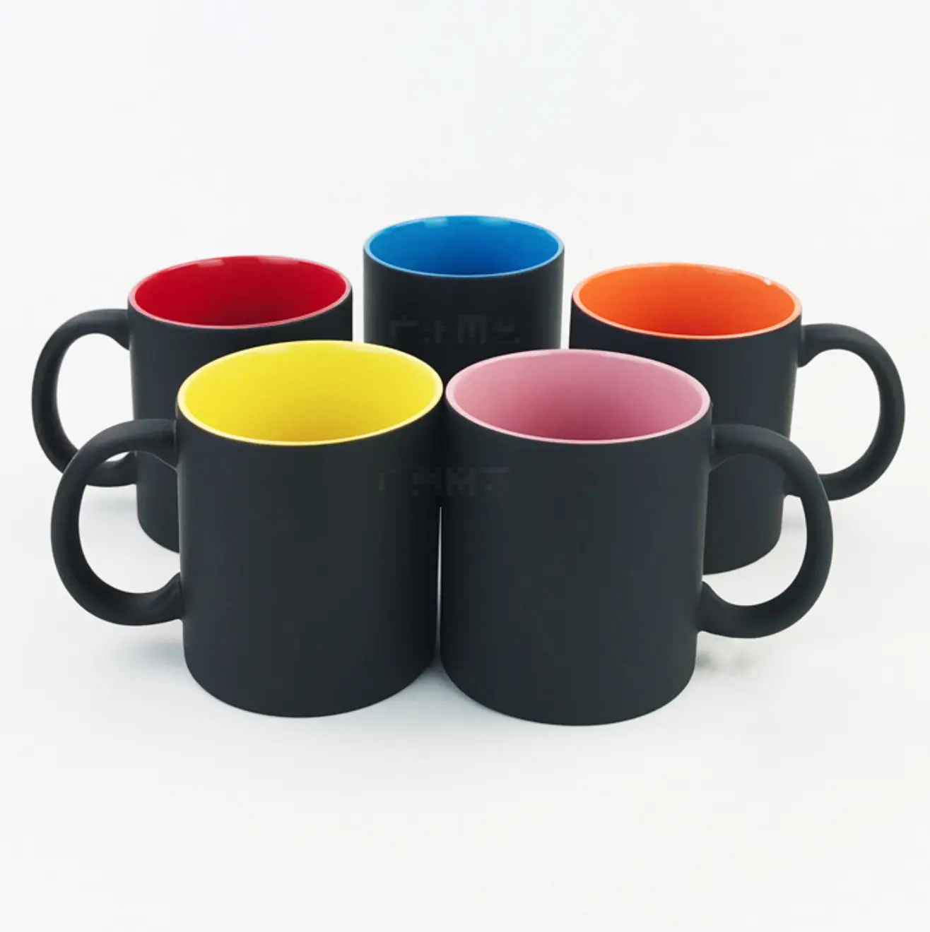 Wholesale Black Matte wholesale sublimation magic mug color changing coffee mug ceramic 11oz