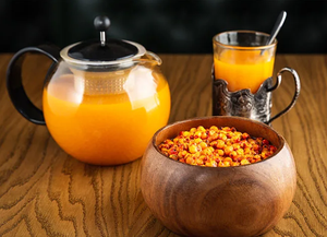 Freeze Dried Organic Seabuckthorn Juice <strong>Powder</strong> for Beverages and Health Foods - Product Image 3