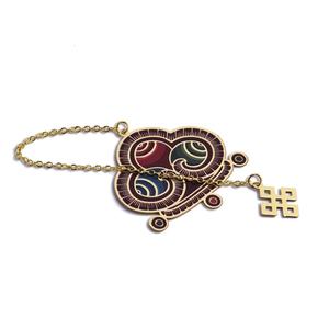 Marcapáginas de Alta Calidad con Forma de Nube y Patrón de Carpa, Impresión UV, con Colgante - Product Image 4