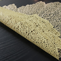 Tapis de table de cuisine de luxe bohème européen en PVC avec isolation thermique et forme irrégulière pour la décoration de la maison