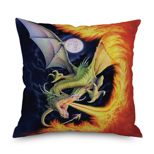 <span class=keywords><strong>Housse</strong></span> de coussin de Tarot noir, taie d'oreiller décorative crâne <span class=keywords><strong>Dragon</strong></span>, <span class=keywords><strong>housse</strong></span> de décoration pour la maison - Product Image 2