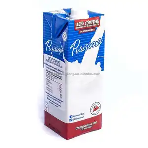 Emballage aseptique en brique, 1l, matériel d'emballage pour le jus et le lait