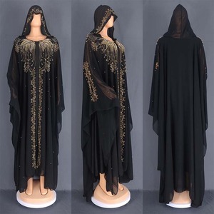 Eid vestito musulmano per le donne diamanti marocco caftano abito da festa Dubai Abayas Kaftan Vestidos abito lungo tradizionale musulmano - Product Image 2