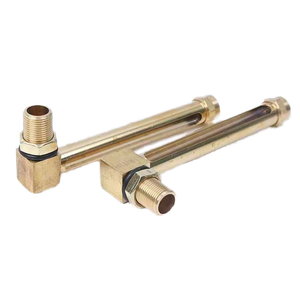 ข้อต่อท่อทองเหลืองแบบตรง เกลียวตัวผู้ NPT ขนาด 6.8 นิ้ว ขัดเงาด้วยเครื่อง CNC สำหรับระบบประปา - Product Image 1