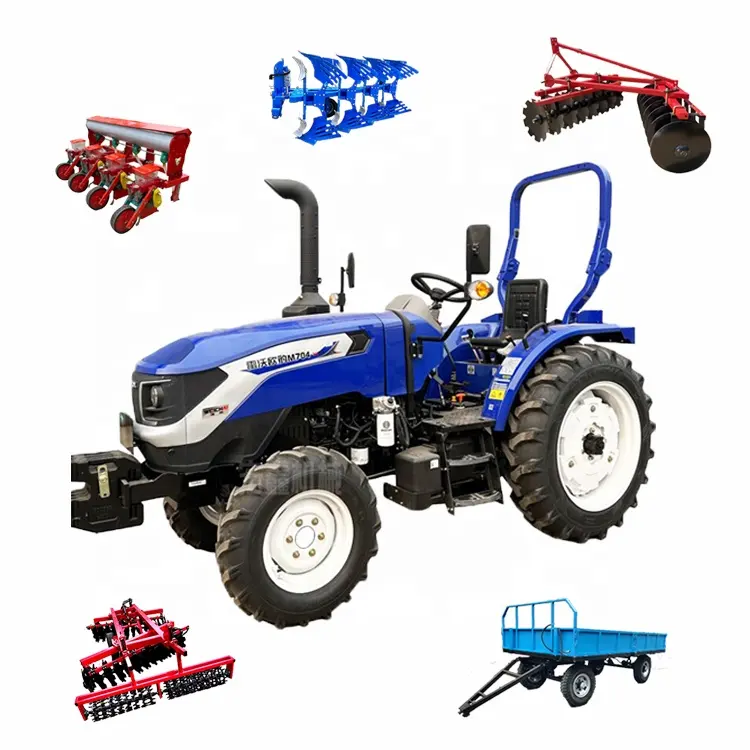 LOVOL Cheap Farm Tractor Price 60hp Tractors With Enclosed Air Cab