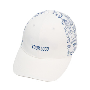 Casquette de baseball et de golf personnalisée Handee à 6 panneaux, logo brodé, respirante, imperméable, en sergé de coton, ajustement réglable pour le sport et usage quotidien - Product Image 3