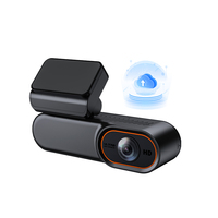 Caméra de tableau de bord 4G avec GPS, stockage cloud, Wi-Fi, capteur G, surveillance de stationnement, enregistreur DVR pour voiture, résolution avant 2K, arrière 1080P