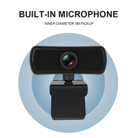 Cámara Web 2K Full HD 1440P, micrófono de enfoque automático, Sensor de imagen CMOS USB, 10x-20x, videollamadas ópticas, cámara de ordenador, cámara web