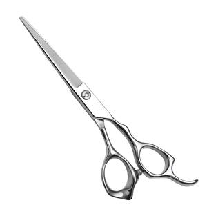 Ciseaux à cheveux professionnels 17,5 cm en acier inoxydable, lame tranchante, manche long, ciseaux à effiler pour stylistes - Product Image 1