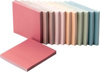 Bloc de notas autoadhesivo de 3x3 personalizado, fácil de publicar, para estudio, trabajo, vida diaria-50 100 200 hojas en opciones coloridas