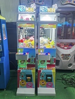 Machine à griffes géante personnalisée, mini-grue à monnayeur pour petites poupées, jouets en peluche et cadeaux, avec haut-parleur et éclairage, version anglaise, 110/220V, armoire à prix