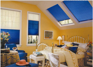 حجم مخصص مقاوم للأشعة فوق البنفسجية-سقف منحدر التعتيم ستارة جانبية المسار العمودي نمط النسيج كوة أعمى - Product Image 6