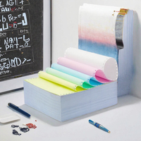 Papier autocopiant continu 4 plis Jinkaisheng modèle 241, enduit recto-verso, 1000 feuilles, prix usine Chine