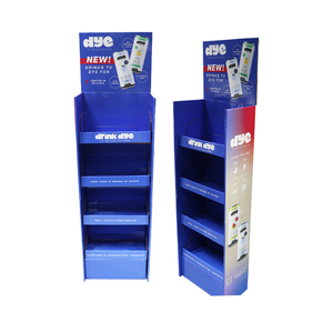 Exhibidor <span class=keywords><strong>de</strong></span> Cartón Corrugado Personalizado con 4 Estantes para Exhibir Cerveza y Vino, Material Ecológico, Fácil <span class=keywords><strong>de</strong></span> Montar - Product Image 2