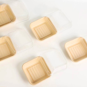 Boîte d'emballage alimentaire pour biscuits et macarons en matériaux recyclés écologiques, boîte cadeau en papier kraft personnalisée - Product Image 4