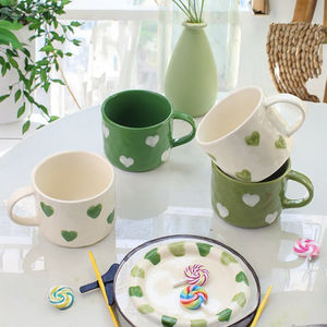 Taza de cerámica creativa de alta apariencia Chubby, taza de nube de alivio pintada a mano, estilo de diseño novedoso <span class=keywords><strong>para</strong></span> regalos de negocios - Product Image 3