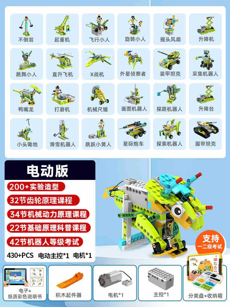 รุ่นไฟฟ้า - รองรับการเล่น 200 เกม 130 สนาม ระดับหุ่นยนต์สอบ