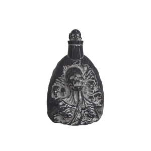 <span class=keywords><strong>Bouteille</strong></span> <span class=keywords><strong>de</strong></span> vin en céramique noire avec design en relief 3D personnalisé, motif crâne mexicain, pour <span class=keywords><strong>alcool</strong></span>, liqueur ou vin - Product Image 2