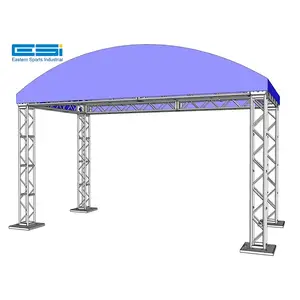 Sistema de elevação modular 20x10 para venda, design de feixe de tecido de palco para fabricantes
