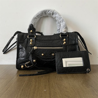 Tas Selempang Wanita Gaya Retro Prancis, Model Paris Rivet, Tas Bahu Crossbody dengan Ritsleting, Tas Pillow, Desain Stylish untuk Wanita