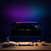 Barre lumineuse LED USB pour moniteur avec température de couleur réglable (3000K-6000K) et variateur d'intensité, design moderne pour une utilisation prolongée sur ordinateur