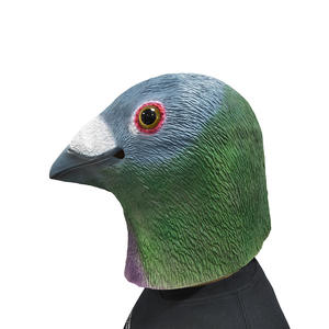 Simulé Gris Vert <span class=keywords><strong>Pigeon</strong></span> Pleine Tête <span class=keywords><strong>Masque</strong></span> Halloween Cosplay Costume Animal Prop - Product Image 4