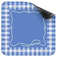 Tapis de mahjong anti-rayures avec un joli imprimé sur le thème du surf côtier |   Tapis de table anti-bruit pour jeux de mahjong en intérieur