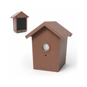Cámara WiFi QZT Tuya con Forma de Casa de Pájaros, Decorativa, de Montaje en Pared, Mini Cámara Inteligente para Interiores, 90 Grados, Batería de 2800 mAh, Visualización por Aplicación - Product Image 1