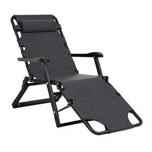 Lichtgewicht Chaise Pliante Camping Met Verstelbare Rugleuning Modern Office Dutje Lounge Opvouwbaar Kampeerbed Met Oogmasker - Product Image 1