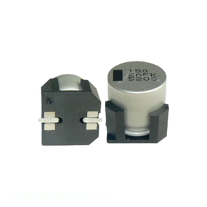ตัวเก็บประจุ AFK108M06F24VT-F ชนิดยึดติดพื้นผิวสารส้ม1000 uF 20% 6.3V SMD 1000 uF - Product Image 1