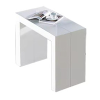 Nouveau design de table à manger extensible table convertible grande table en bois pour petites maisons