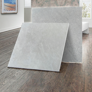 Carreaux de sol en porcelaine rustique antidérapants 600X600mm, motifs de <span class=keywords><strong>pierre</strong></span> de marbre gris mat pour murs, intérieur et extérieur, carreaux de salle de bain - Product Image 3