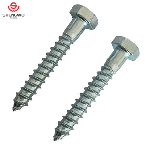 Vite a testa esagonale DIN571 vite autofilettante <span class=keywords><strong>per</strong></span> <span class=keywords><strong>legno</strong></span> vite a testa esagonale zincata - Product Image 2