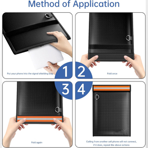 Bolsa <span class=keywords><strong>Faraday</strong></span> YHX para Llaves de Auto con Protección RFID, Gran Capacidad, 15.6 Pulgadas, Resistente al Fuego y al Agua, para Laptop - Product Image 4