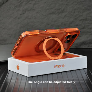 Nieuwe release 360 graden draaibare kristallen magnetische zuignap beschermhoes voor iPhone 17 Pro Max - Product Image 3