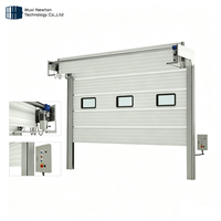 Porte de garage sectionnelle automatique en acier de haute qualité avec empilage supérieur