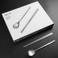 Ensemble d'ustensiles de table en acier inoxydable poli miroir, qualité professionnelle, vaisselle de table