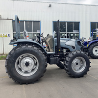 Tracteurs agricoles 4x4 de 100 CV avec moteur diesel, pompe, boîte de vitesses, haute productivité, état neuf