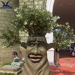 High Quality Life-Size Chinese Cartoon Animatronic <strong>Tree</strong> <strong>with</strong> Realistic Talking <strong>Face</strong> for Mall Public Park Playhouse Attraction - Product Image 5