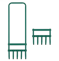 Outil de jardinage manuel en acier inoxydable de haute qualité, personnalisable par OEM, pour le nivellement des pelouses de golf, finisseur de sable, poignée en métal
