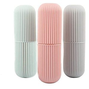 <b>Toothbrush</b> <b>Holder</b> Travel <b>Toothbrush</b> Case Toothpaste <b>Toothbrush</b> Storage Containers Portable Mouthwash Cup Carrier - Product Image 1
